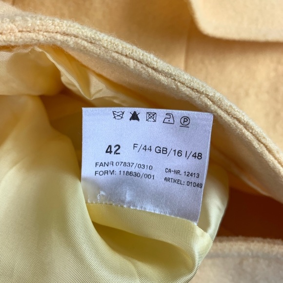 BASLER  Butter Yellow Wool Blazer - Picture 7 of 12